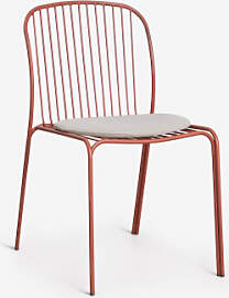 Pack Mit 4 Gartenstühlen Aus Stahl Anerina