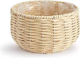 Paco Home Blumentopf Übertopf Natur Rattan Set