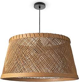Paco Home Deckenlampe Bambus Hängeleuchte Boho