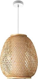Paco Home Deckenlampe Bambus Hängeleuchte Boho