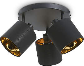 PACO HOME Deckenleuchte "ANIKA", schwarz 