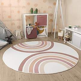 Paco Home Kinderteppich Teppich Kinderzimmer Rund
