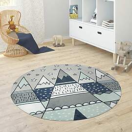 Paco Home Kinderteppich Teppich Rund Kinderzimmer