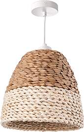 PACO HOME Pendelleuchte "Basto", weiß,