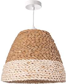 PACO HOME Pendelleuchte "Basto", weiß