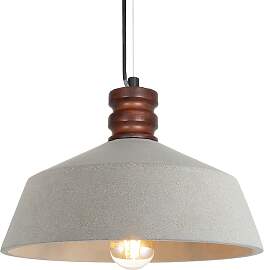 PACO HOME Pendelleuchte "KUTTER", grau