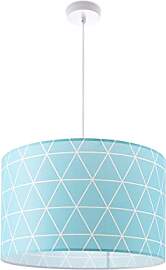 Paco Home Pendelleuchte Lampenschirm Stoff E27