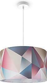 Paco Home Pendelleuchte Lampenschirm Stoff E27