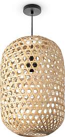 PACO HOME Pendelleuchte "PUNU", braun