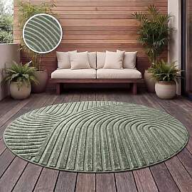 Paco Home Teppich Outdoor Wetterfest, Moderne