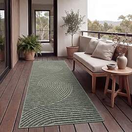 Paco Home Teppich Outdoor Wetterfest, Moderne