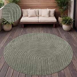 Paco Home Teppich Outdoor Wetterfest, Moderne