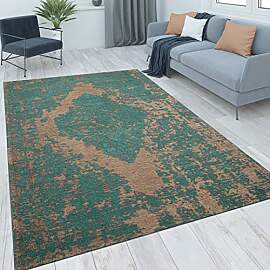 Paco Home Teppich Wohnzimmer Schlafzimmer Kurzflor 