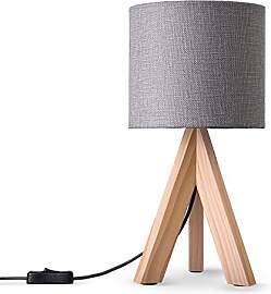 Paco Home Tischlampe Nachttisch Deko Wohnzimmer