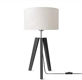 Paco Home Tischlampe Nachttisch Deko Wohnzimmer