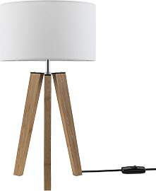 PACO HOME Tischleuchte "Canvas uni