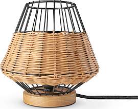 PACO HOME Tischleuchte "PUNTO", schwarz, 