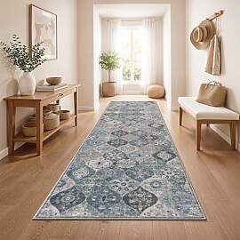 Paco Home Vintage Teppich Läufer Kurzflor Boho