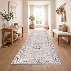 Paco Home Vintage Teppich Läufer Kurzflor Boho