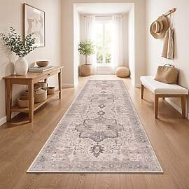 Paco Home Vintage Teppich Läufer Kurzflor Boho