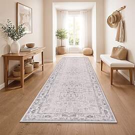 Paco Home Vintage Teppich Läufer Kurzflor Boho