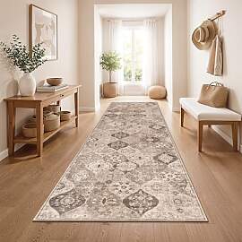 Paco Home Vintage Teppich Läufer Kurzflor Boho