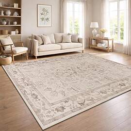 Paco Home Vintage Wohnzimmerteppich Kurzflor Boho