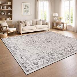 Paco Home Vintage Wohnzimmerteppich Kurzflor Boho