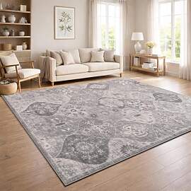 Paco Home Vintage Wohnzimmerteppich Kurzflor Boho