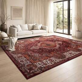 Paco Home Vintage Wohnzimmerteppich Kurzflor