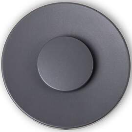 PACO HOME Wandleuchte "AURORA", grau, Ø 