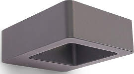 PACO HOME Wandleuchte "CRAWA", grau, H: