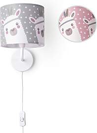 PACO HOME Wandleuchte "Ela 214", weiß,