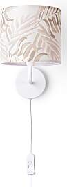 PACO HOME Wandleuchte "Kuba 126", weiß, 