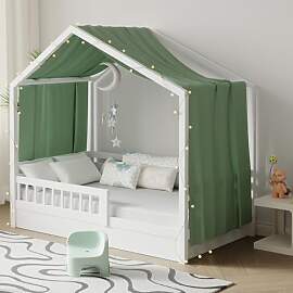 Pacok Hausbett Himmel mit Lichterkette 1 Stück