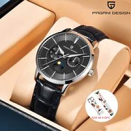 PAGANI DESIGN Multifunktionale Business-Armbanduhr 