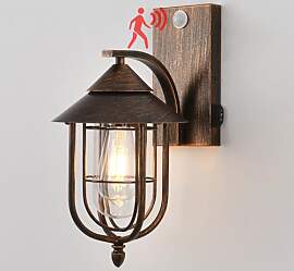 Pageone Industrial Aussenlampe mit Bewegungsmelder 