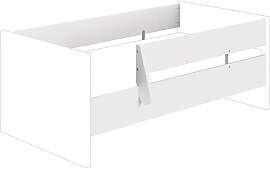 Paidi Babybett-Sicherheitsset, Weiß, 139.0 cm,