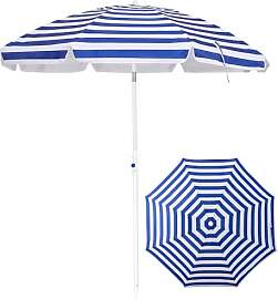 Palawano 1.6M Strandsonnenschirm mit Sandschraube, 