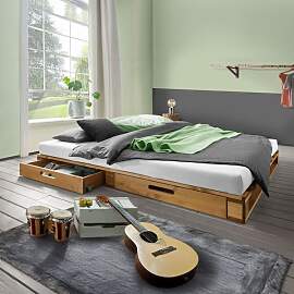 Palettenbett Nimba Kiefer Massivholz mit