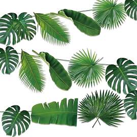 Palm Leaves Party Dekorationen - 3 Pcs Tropische