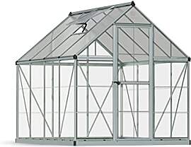 Palram Hybrid Gewächshaus, Silber, 247x185x208 cm