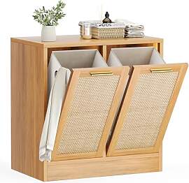 Pamapic Badezimmerschrank mit 2 faltbaren