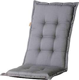 Panama grau, Auflage zu Sessel hoch 50% Baumwolle