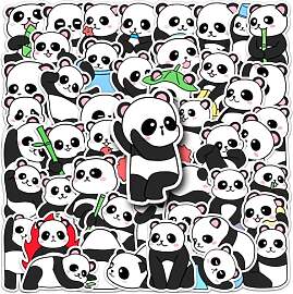 Panda Aufkleber Panda Stickers 50 Stück