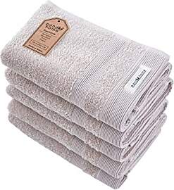 PandaHome L & G Handtuch Set aus Baumwolle - 5 