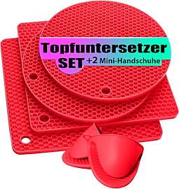 Pantelej Silikon Topfuntersetzer 6er Set -