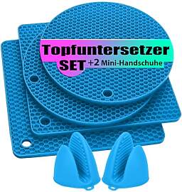 Pantelej Silikon Topfuntersetzer 6er Set -