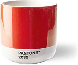 Pantone doppelwandiger Porzellan-Thermobecher