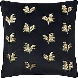 Paoletti Guilded Palms bestickter Kissenbezug –